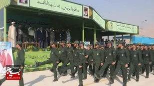 برگزاری صبحگاه مشترک به مناسبت هفته ناجا در شهرستان عسلویه
