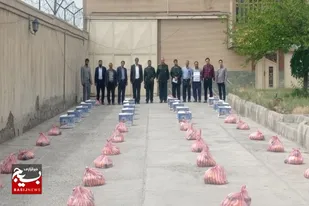 رزمایش کمک مومنانه توسط حوزه شهید هاشمی نژاد سپاه میانه برگزار شد