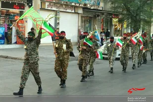 برگزاری پیاده روی بسیجیان حوزه مقاومت بسیج کربلا شهرستان بوشهر