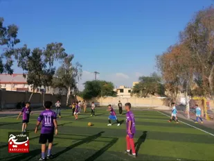 افتتاح و بهره برداری دو چمن مصنوعی در مدارس شهرستان رامهرمز