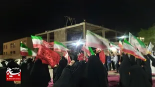 حضور گسترده بانوان پایگاه بعثت مردمی در تجمعات شبانه کیانشهر