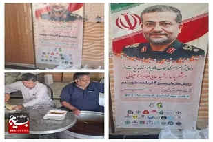 طبخ و توزیع ۱۲۰۰پرس غذای گرم به مناسبت عید غدیر در ایرانشهر