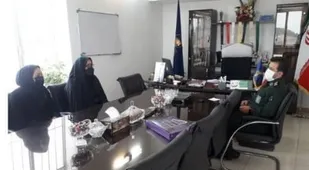 دیدار رئیس اداره بهزیستی پیشوا با فرمانده سپاه