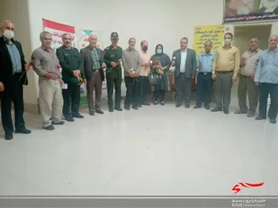 دیدار مسئولین سازمان بسیج کارگران و کارخانجات قم با کارگران بازنشسته در کانون بازنشستگان تامین اجتماعی استان