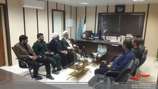 فرمانده سپاه ناحیه حضرت علی اکبر (ع) با رئیس دادگستری شهرستان اشتهارد دیدار کردند