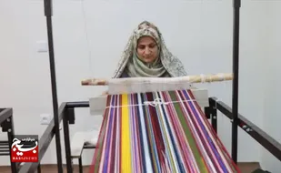 جاجیم روستای ملک فالیز سفیر جهانی جهادگران بسیجی البرز