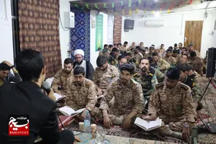 کاروان قرآنی نور در پایگاه مرزی نیازآباد میزبان نیروهای ارتش و سپاه شد