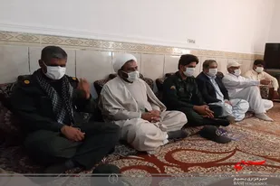دیدار با خانواده شهدا به مناسبت هفته بسیج در  دلگان
