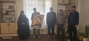 دیدار مسئولان لردگان با خانواده شهید &laquo; امیرقلی جلیل &raquo;