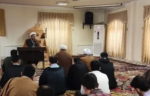 دیدار مسئول سازمان بسیج طلاب و روحانیون استان آذربایجان شرقی با طلاب مدرسه علمیه ولیعصر(عج) تبریز