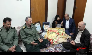 دیدار از خانواده شهید مزارعی به مناسبت چهلمین سالگرد پیروزی انقلاب اسلامی