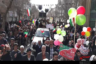 راهپیمایی عظیم ۲۲ بهمن در شهرستان بهار