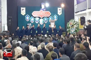 مراسم گرامیداشت شهیدان خدمت در بهار