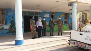 آغاز عملیات گندزدایی مدارس مناطق مسکونی کم برخوردار/بازدید میدانی از روستای منگوشی شادگان