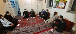 سرکشی جانشین سپاه شاهرود از پایگاه بسیج امام رضا (ع) + تصاویر