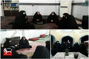 نخستین جلسه اعضای شورا بسیجیان سرخه در کنار شهدا برگزار شد