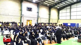 اجتماع باشکوه دختران حاج قاسم همراه با جشن میلاد حضرت معصومه(س) در کلات +تصاویر