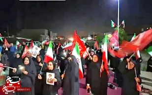 پرشور بانوان جان&zwnj; فدا در تجمعات شبانه منطقه کیانشهر اهواز