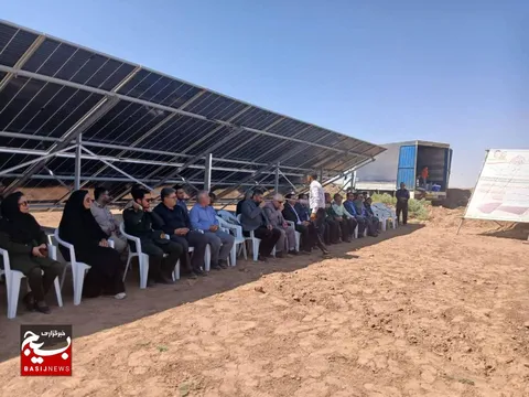 افتتاح نیروگاه خورشیدی روستای علی‌آباد ترکن با حمایت ۳۲ میلیارد ریالی بنیاد علوی