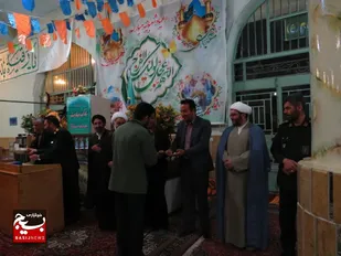 آیین معارفه و تکریم فرمانده حوزه مقاومت بسیج وردنجان