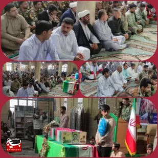 وداع باشکوه با پیکر مطهر شهید والامقام جلال نوکری در ایرانشهر&nbsp;