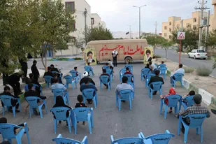 برپایی کاروان دفاع مقدس در محله&zwnj;های شهرستان سرخه+ تصاویر