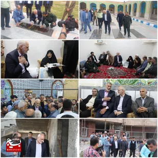 بازدید نیم روزه استاندار خوزستان از حمیدیه