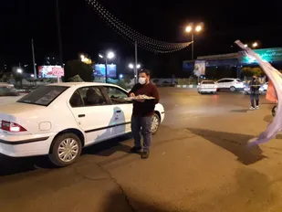 برگزاری ایستگاه صلواتی در سمنان+عکس