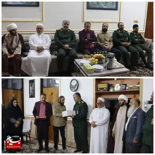 دیدار با رزمنده دفاع مقدس امین استائی در شهرستان بستک