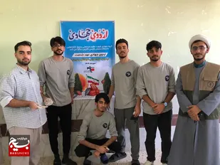 مدرسه شهدای عملیات رمضان روستای گلستان میزبان "عهد خدمت" شد +عکس