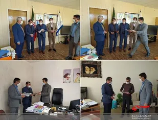 تجلیل از 3 مدیرکل استانداری کهگیلویه و بویراحمد توسط بسیج کارمندان استان