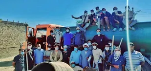 بازدید از پروژه های ساخت مسکن سیل زدگان جاسک