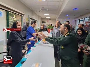 تجلیل فرمانده سپاه ناحیه شاهرود از پرستاران+ تصاویر