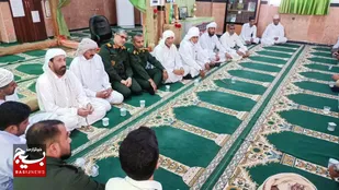 دیدار و نشست صمیمی جانشین سپاه امام سجاد (ع) استان هرمزگان با بسیجیان حوزه شهید شوشتری لیردف شهرستان جاسک