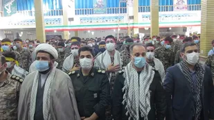 رزمایش بزرگ اقتدار بسیجیان در شهرستان سنقروکلیایی برگزار شد