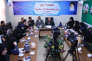 نشست خبری سردار ابوحمزه با اصحاب رسانه پیرامون انتخابات