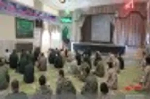 مراسم بزرگداشت آیت الله فاضلیان در تیپ انصار الحسین (ع) همدان