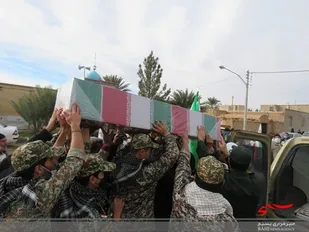 تشییع لاله های گمنام در شهرستان خوروبیابانک