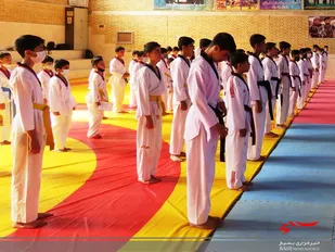 مسابقات تکواندوی بسیجیان چادگان
