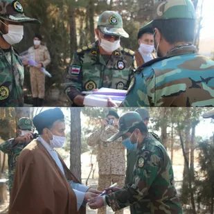 تجلیل از کارکنان و کادر درمان بهداری تیپ ۱۵۸ شهید کشاورزیان نزاجا شاهرود