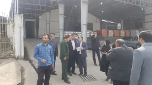 بازدید مسئول سازمان بسیج کارگران و کارخانجات کشور از کارخانه دلوسه