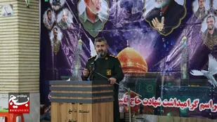 شهید حاج قاسم سلیمانی الگوی بی&zwnj;همتای خلوص و خدمت به مردم است