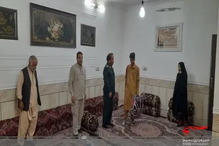 از خانواده شهید صالح براهویی دیدار شد