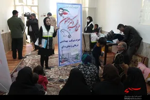 خدمت رسانی بسیج جامعه پزشکی در جمالو