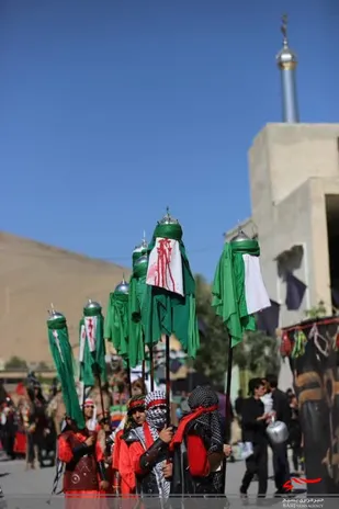 حرکت نمادین کاروان اسرا در وردنجان