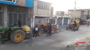 ضد عفونی معابر غرب شهرکرد