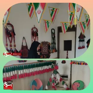 غرفه اقتصاد مقاومتی در روستای قلعه مدرسه