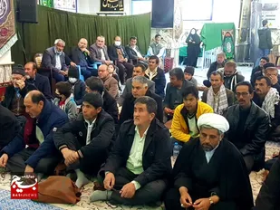 حضور برادران افاغنه در بیت الزهرای (کرمان)