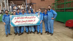 شیفت ایثار توسط بسیجیان شرکت&zwnj;های تولیدی در گرمسار برگزار شد