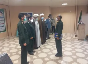 مراسم معارفه فرمانده جدید سپاه شهرستان نرماشیر برگزار شد